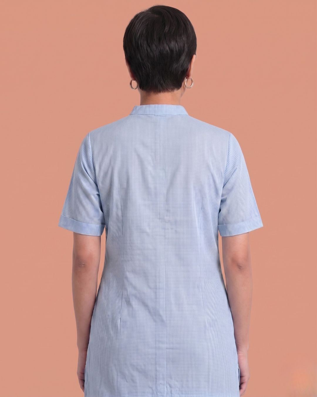 Blueberry Ice Cream Cotton Kurta