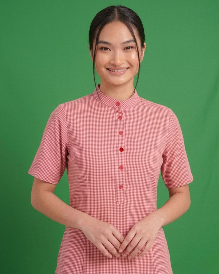 Rose Milk Ice Cream Cotton Kurta