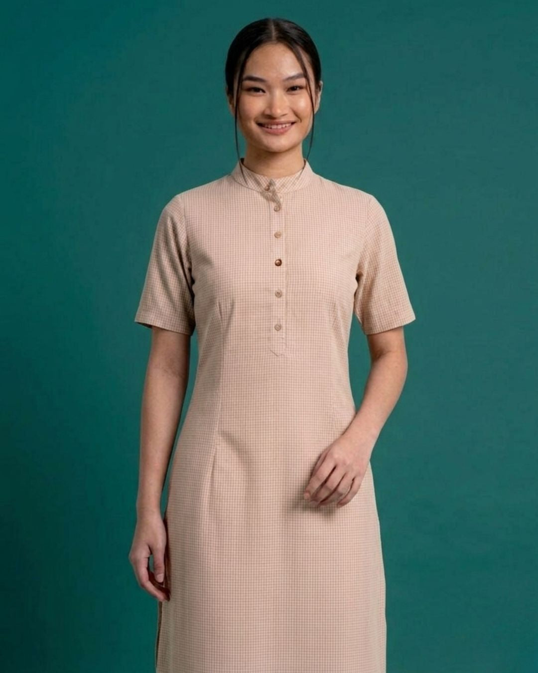 Cold Coffee Ice Cream Cotton Kurta