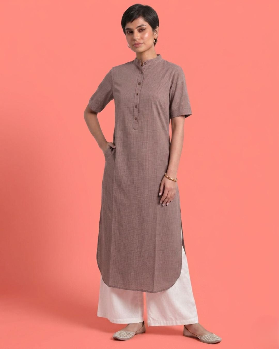 Choco-chip Ice Cream Cotton Kurta