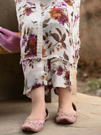 Floral Pakistani Style Georgette Kurta Set