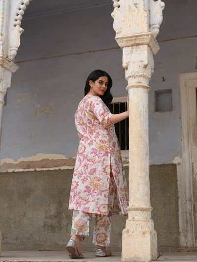 Sangria Kurta Pant and Dupatta set