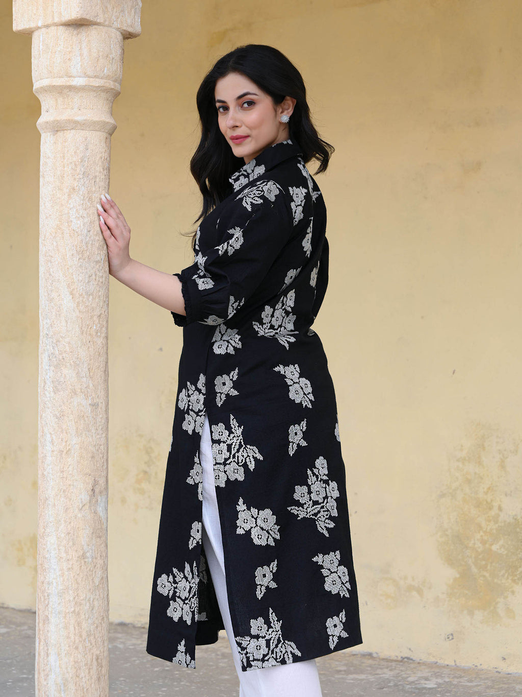 Siyah Kurta & Pant set