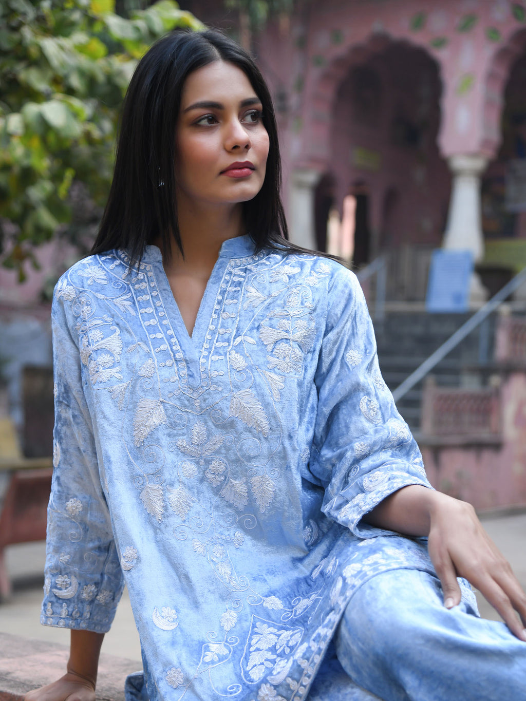 Rare Blue Velvet Fanfare Ensemble