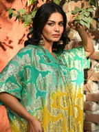 Joyous dip dye Kaftan