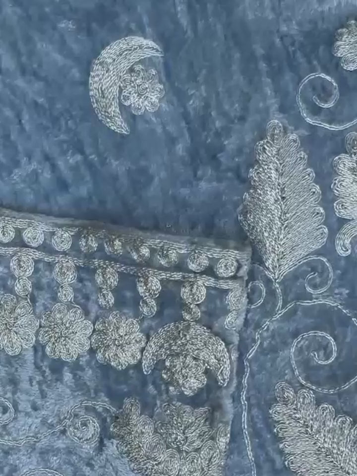 Rare Blue Velvet Fanfare Ensemble