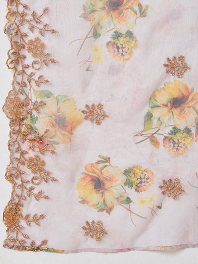 Floral Pink & Gold Ensemble