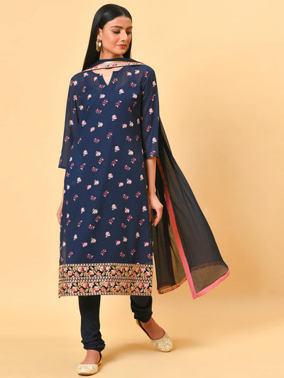 Indian ink with a modern twist kurta churidar and dupatta
