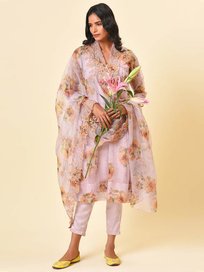 Floral Pink & Gold Ensemble