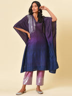 Purple Kaftan Kurta & Pant Set