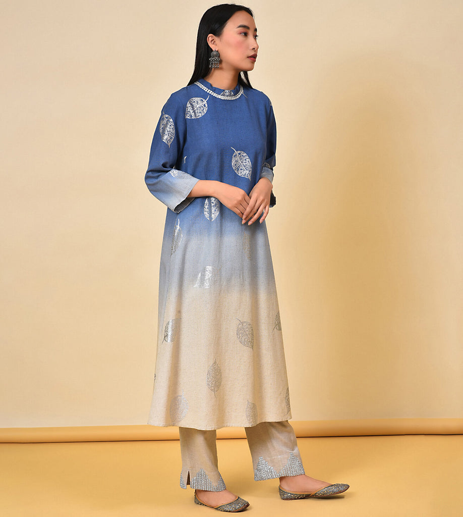 Dip Dye Kurta & Pant Set