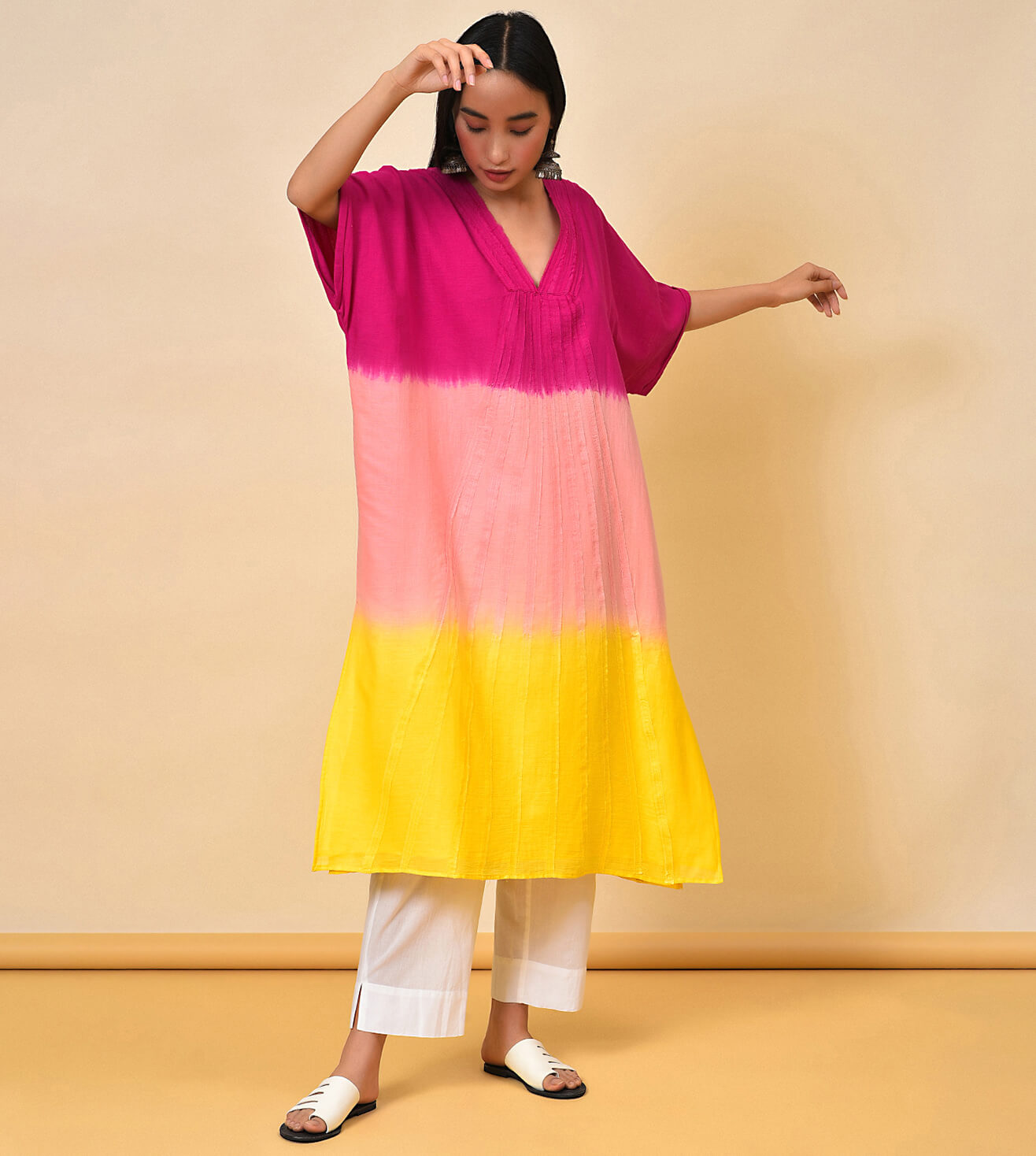 Dripped in Sorbet Kaftan Kurta