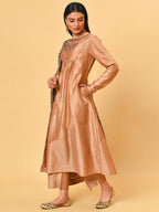 Beige Kurta Pant & Dupatta set