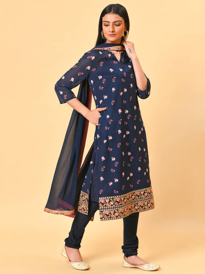 Indian ink with a modern twist kurta churidar and dupatta