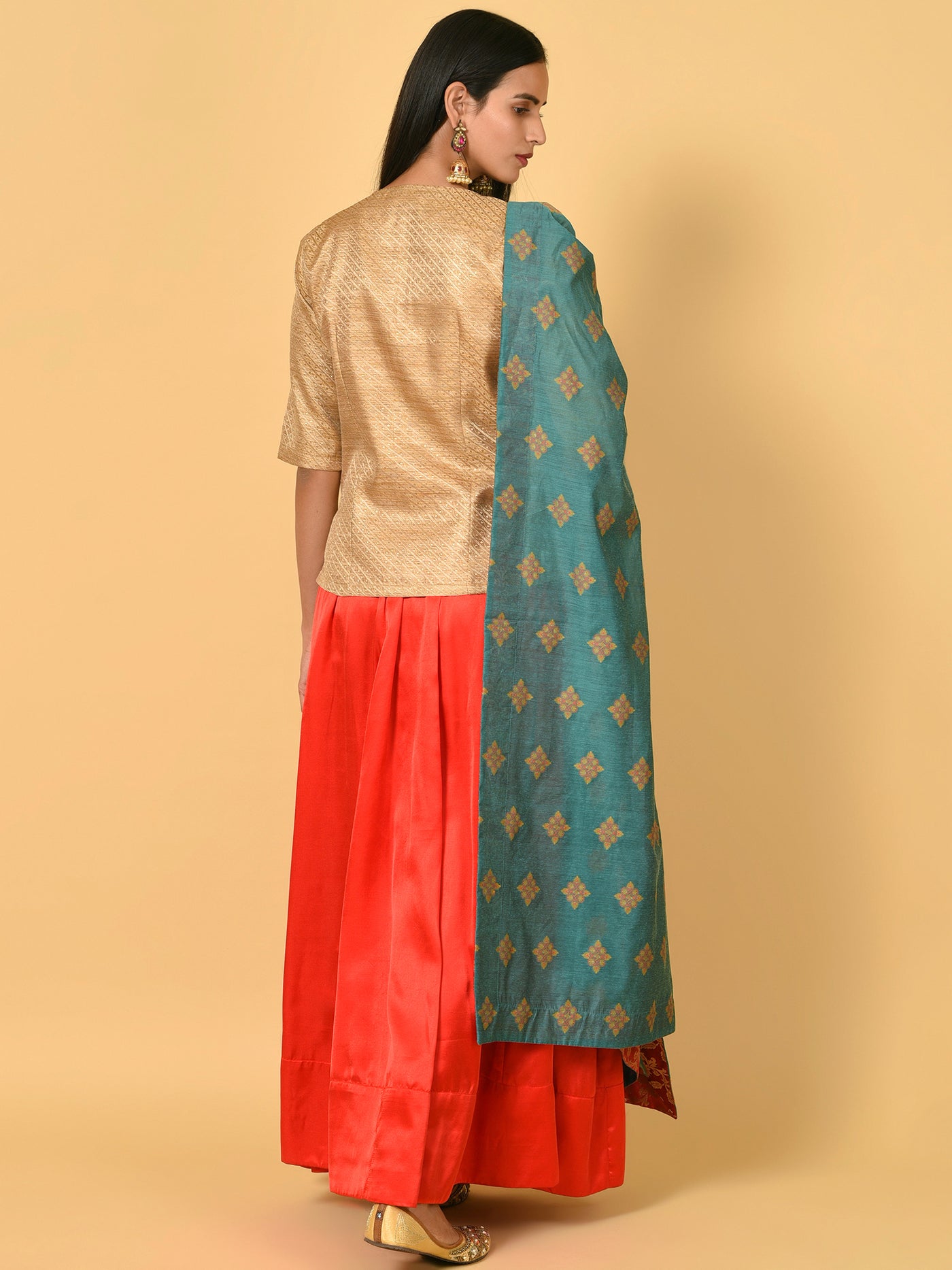 Kurti skirt and Dupatta set