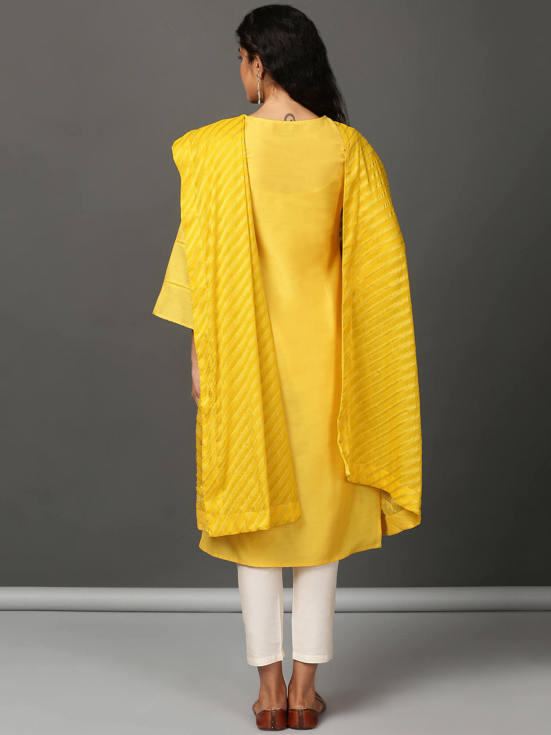 Sunshine Kurta, Pants & Dupatta Set