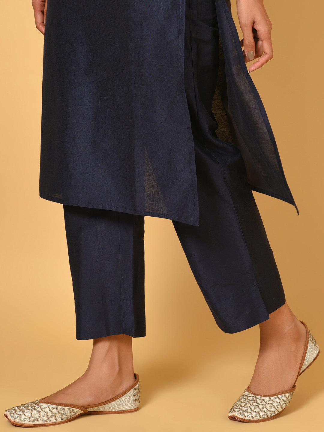 Let's toast the Midnight Kurta Pant and Dupatta set