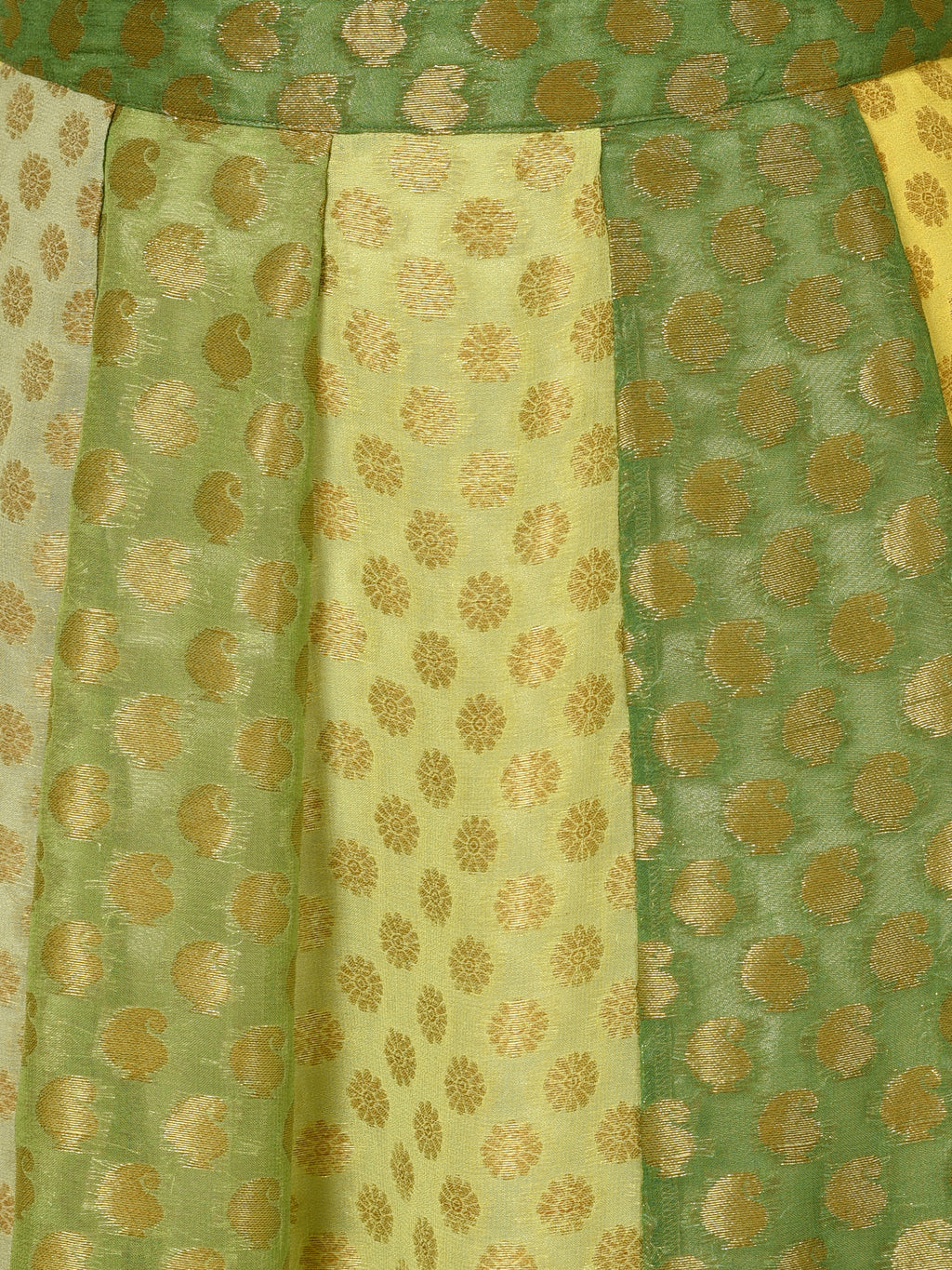 Jacquard Panelled Skirt