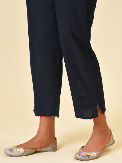 Blue night holiday cotton kurta with pant