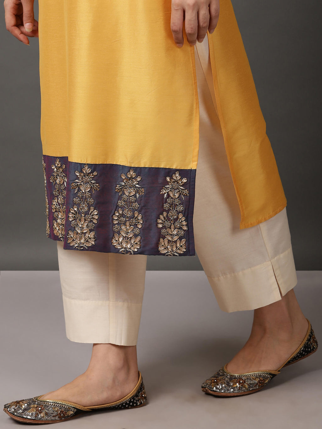Fresh Honey Kurta, Pant & Dupatta set.