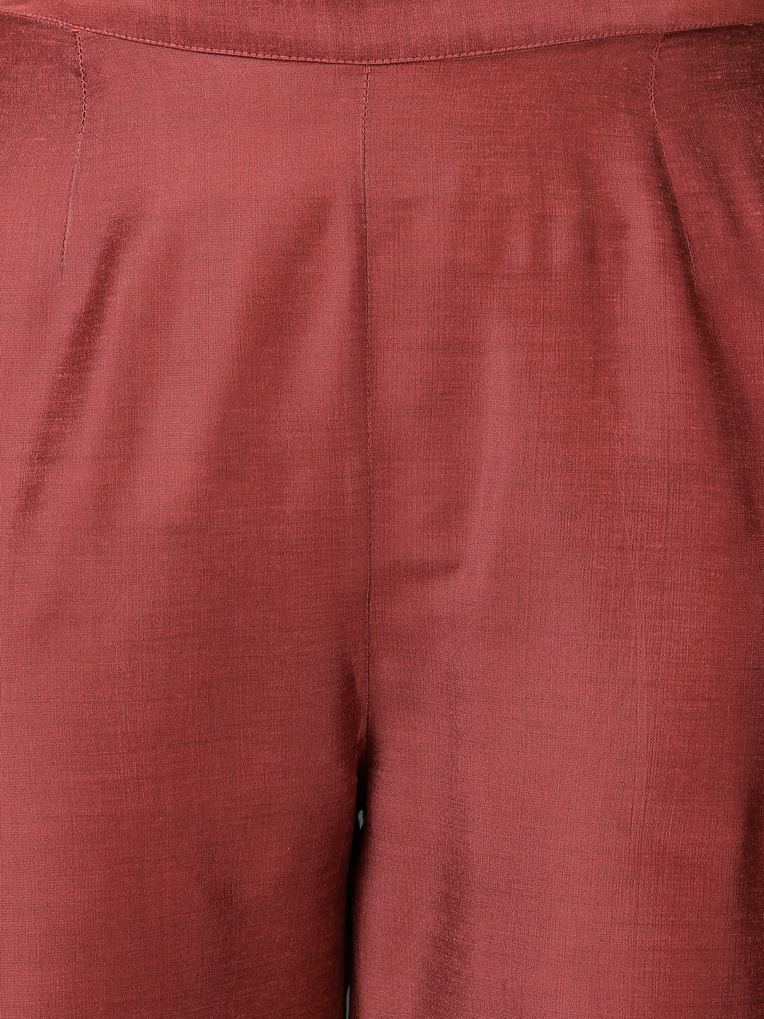 Pink Melange Kurta & Pant With Dupatta