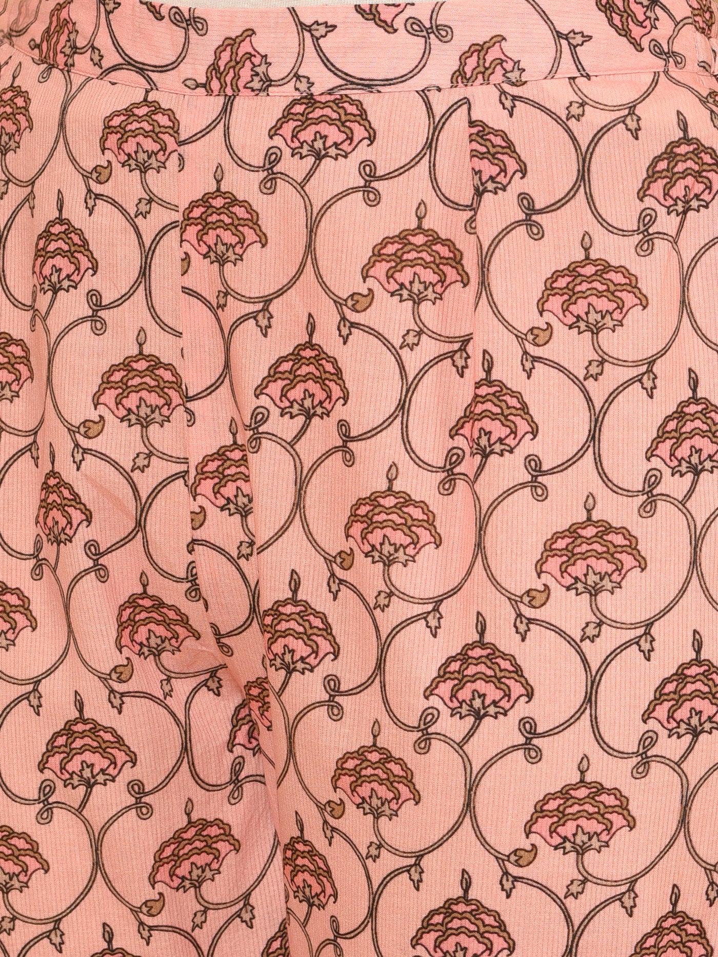 Pink mughal cotton Kurta Pant set