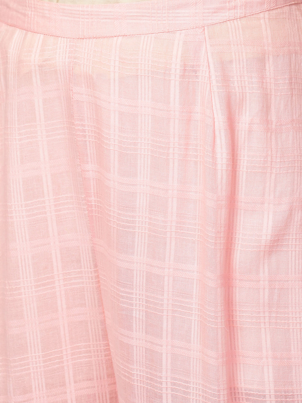 Pink Cotton Kurta & Pants Set