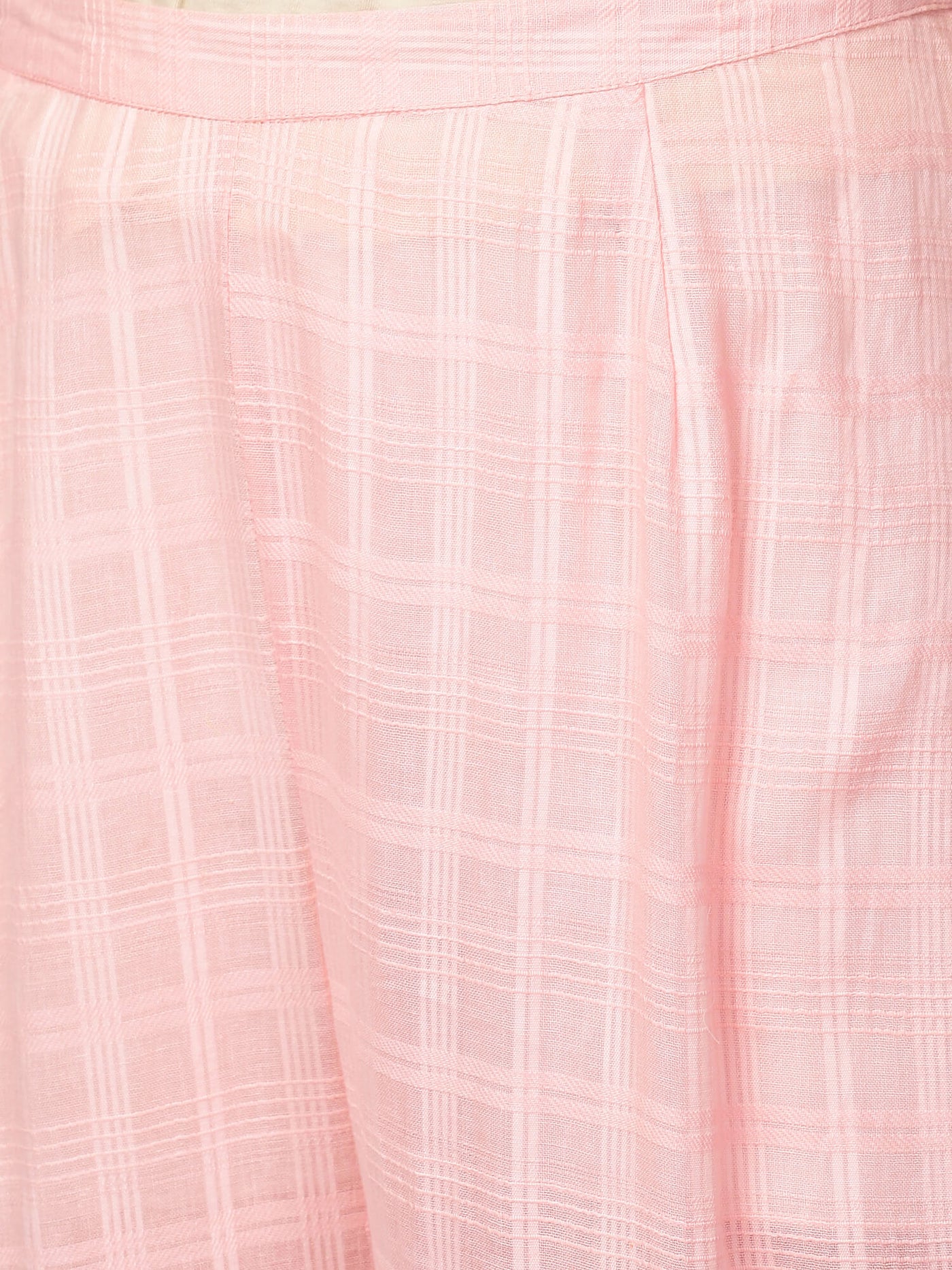 Pink Cotton Kurta & Pants Set