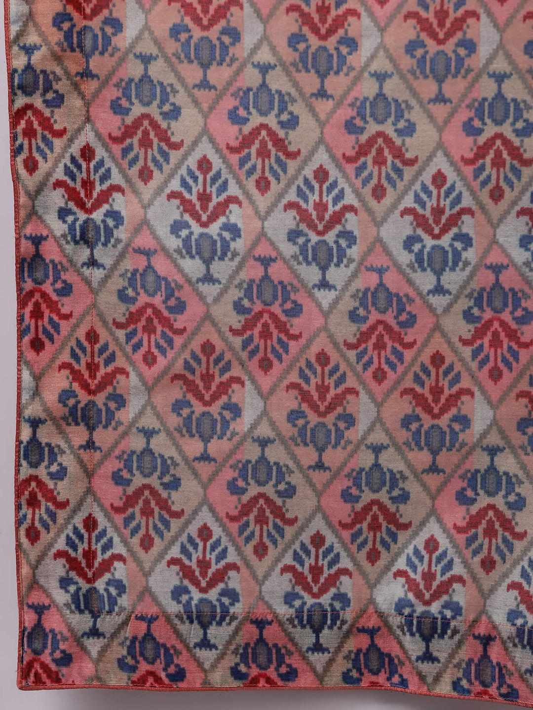 Pink Melange Kurta & Pant With Dupatta