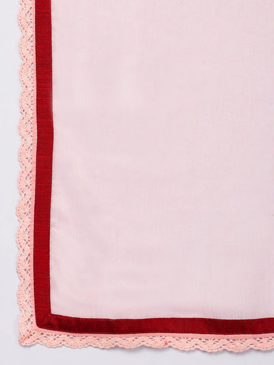 Pink Cotton Kurta & Pants Set