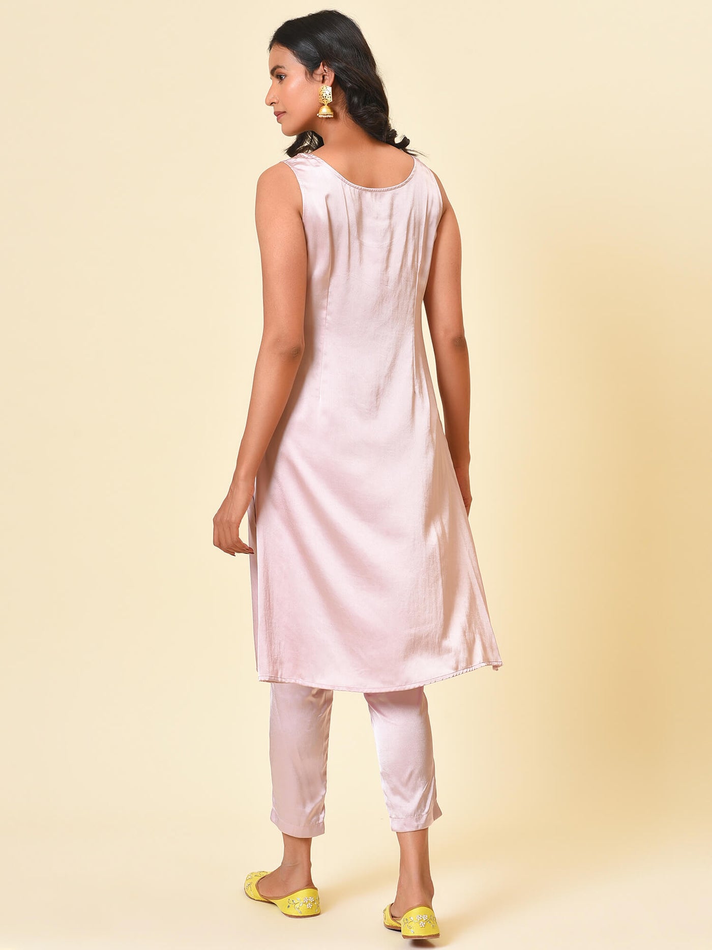 Floral Pink & Gold Ensemble