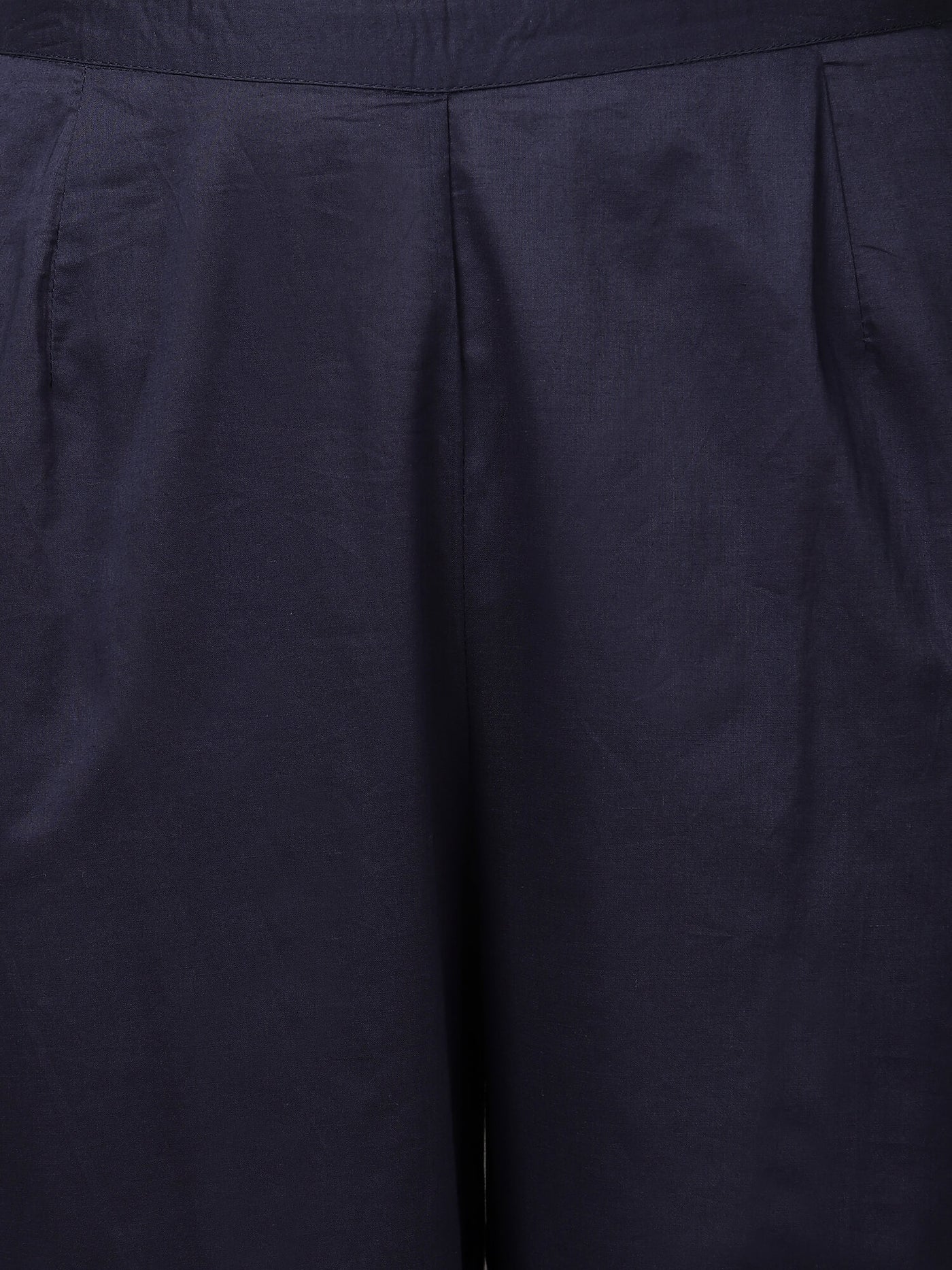 Deep Blue & Turquoise Ikat Kurta And Pant With Dupatta & Camisole