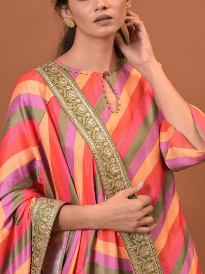 Vivacious Short Kurta, Pant & Dupatta