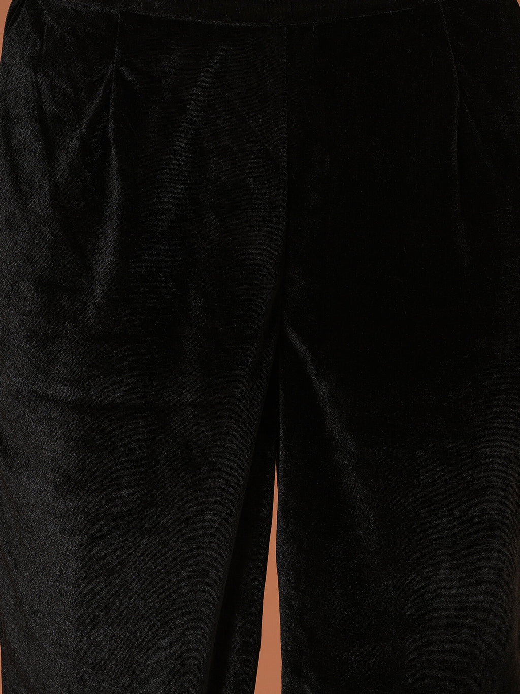Toasted Velvet Embroidered Kurta & Pant Set