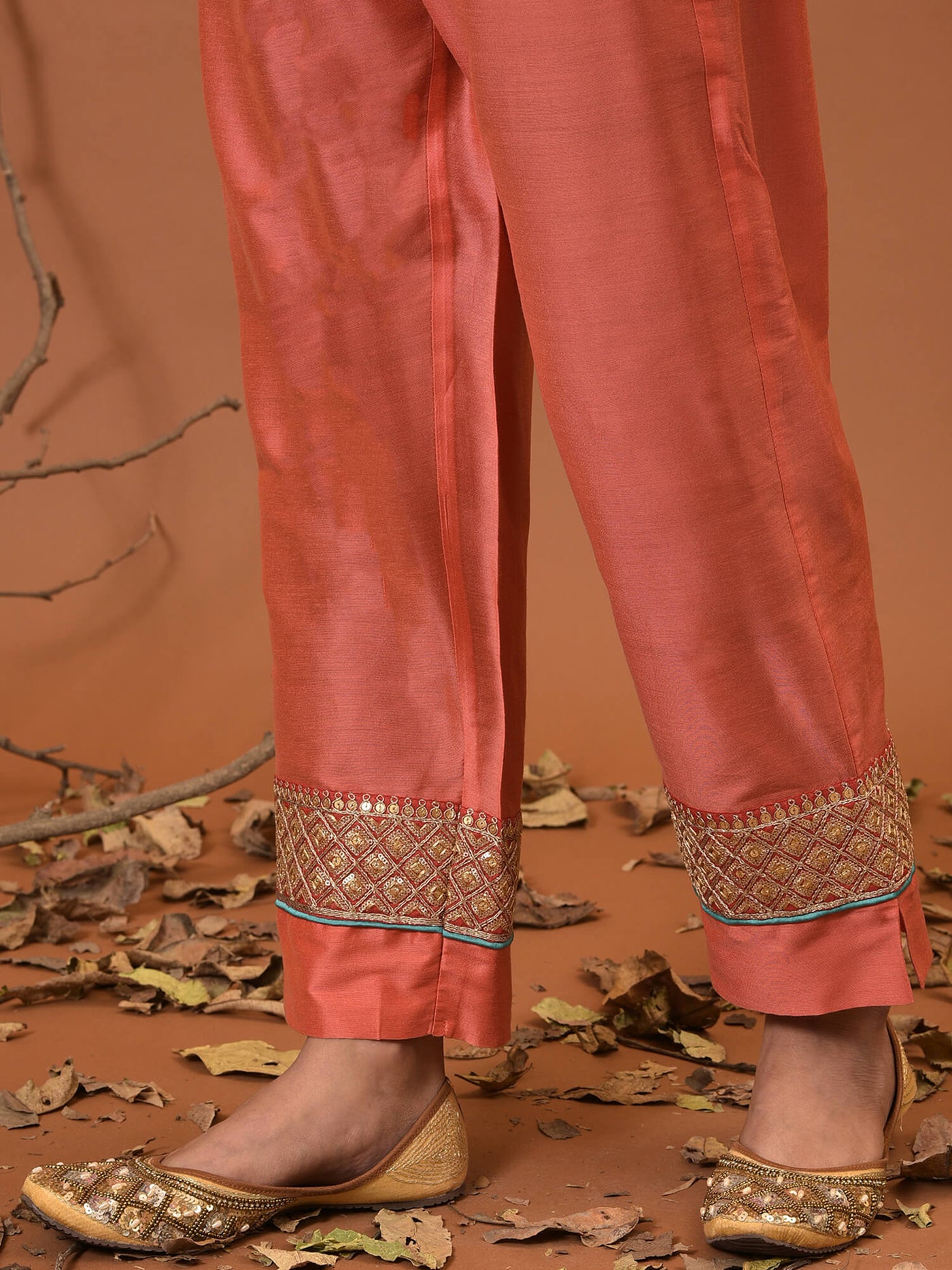 Sangria Sunset Kurta, Pant & Dupatta