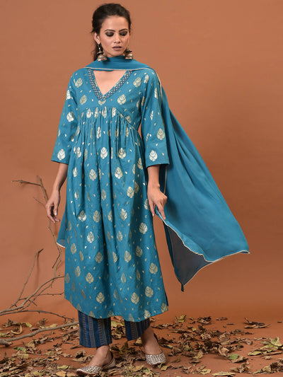 Silver Birch Kurta, Pant & Dupatta