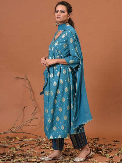 Silver Birch Kurta, Pant & Dupatta