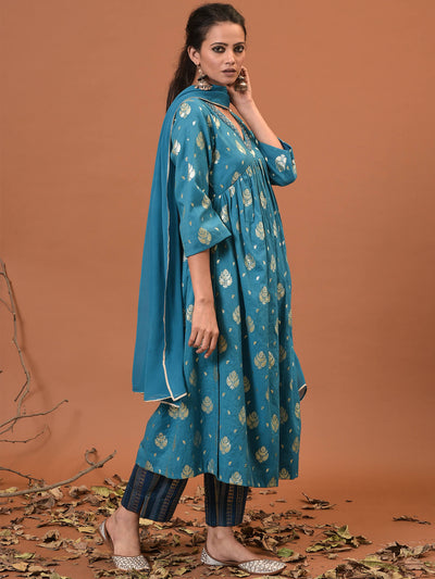 Silver Birch Kurta, Pant & Dupatta