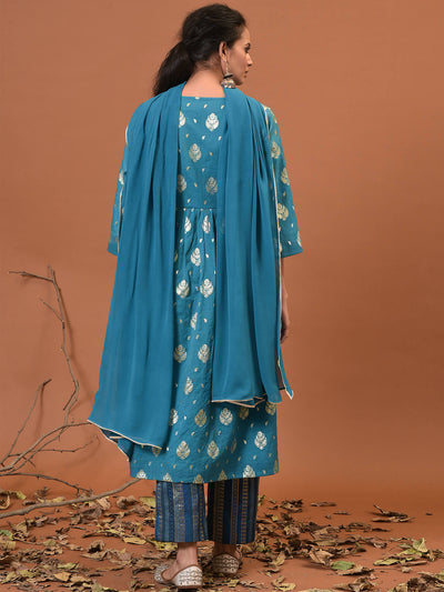 Silver Birch Kurta, Pant & Dupatta