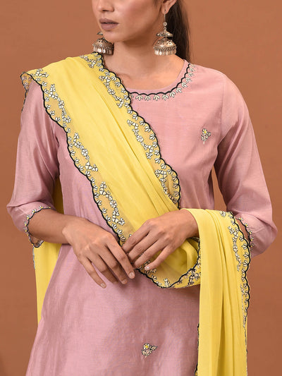 Sunkissed Bouquet Kurta, Pant & Dupatta