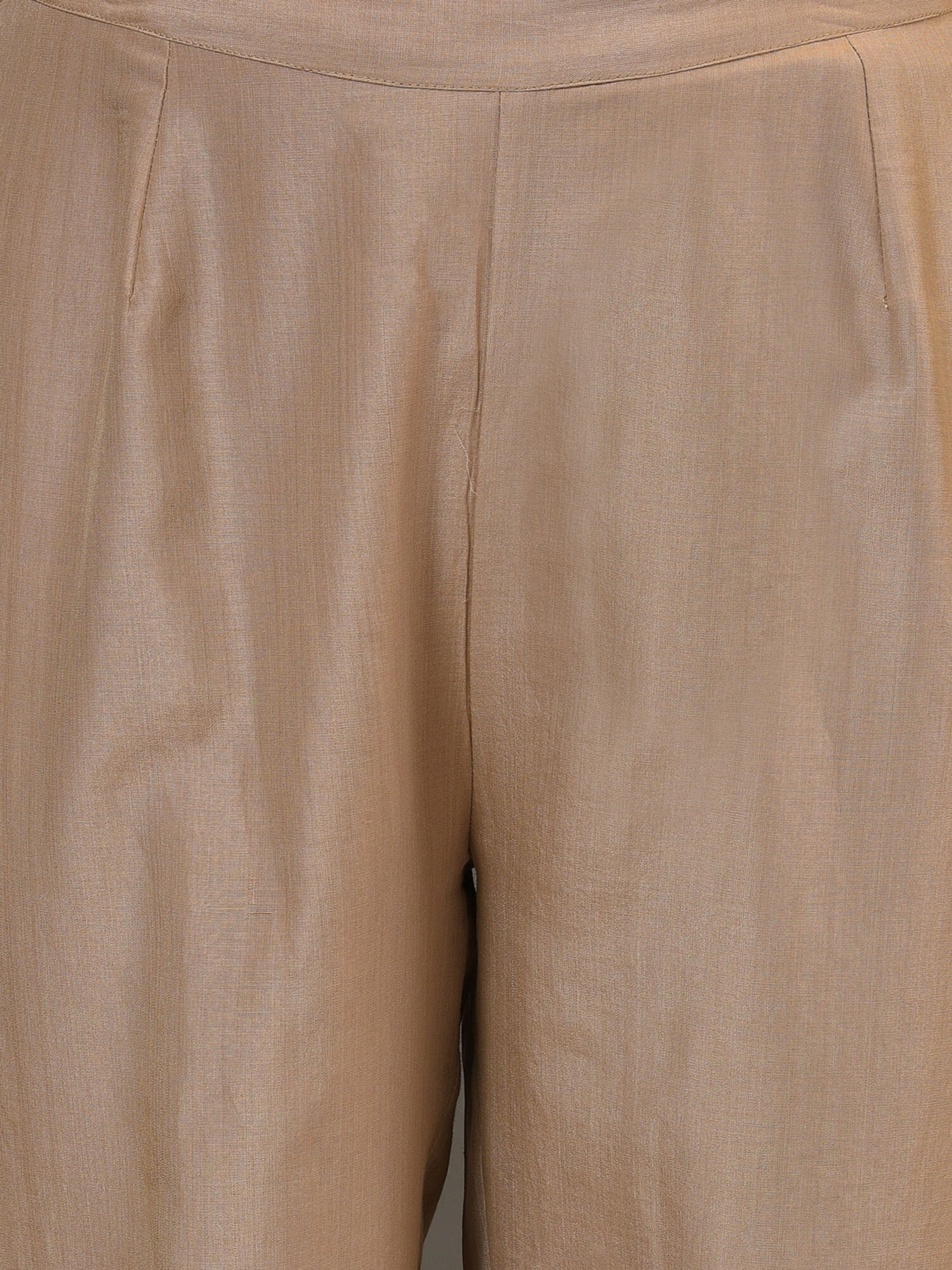 Pure Tussar Embroidered Kurta, Pant & Dupatta