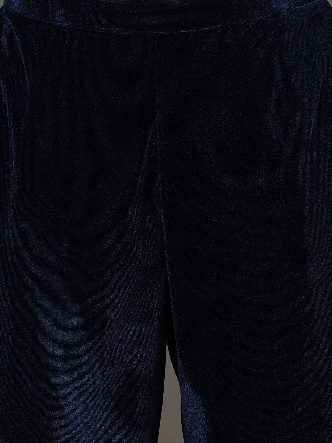 True Navy Kurta, Pant & Dupatta