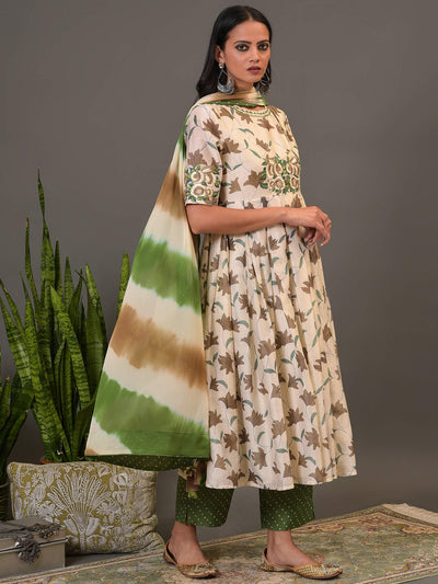 Autumn bloom Kurta, Pant & Dupatta