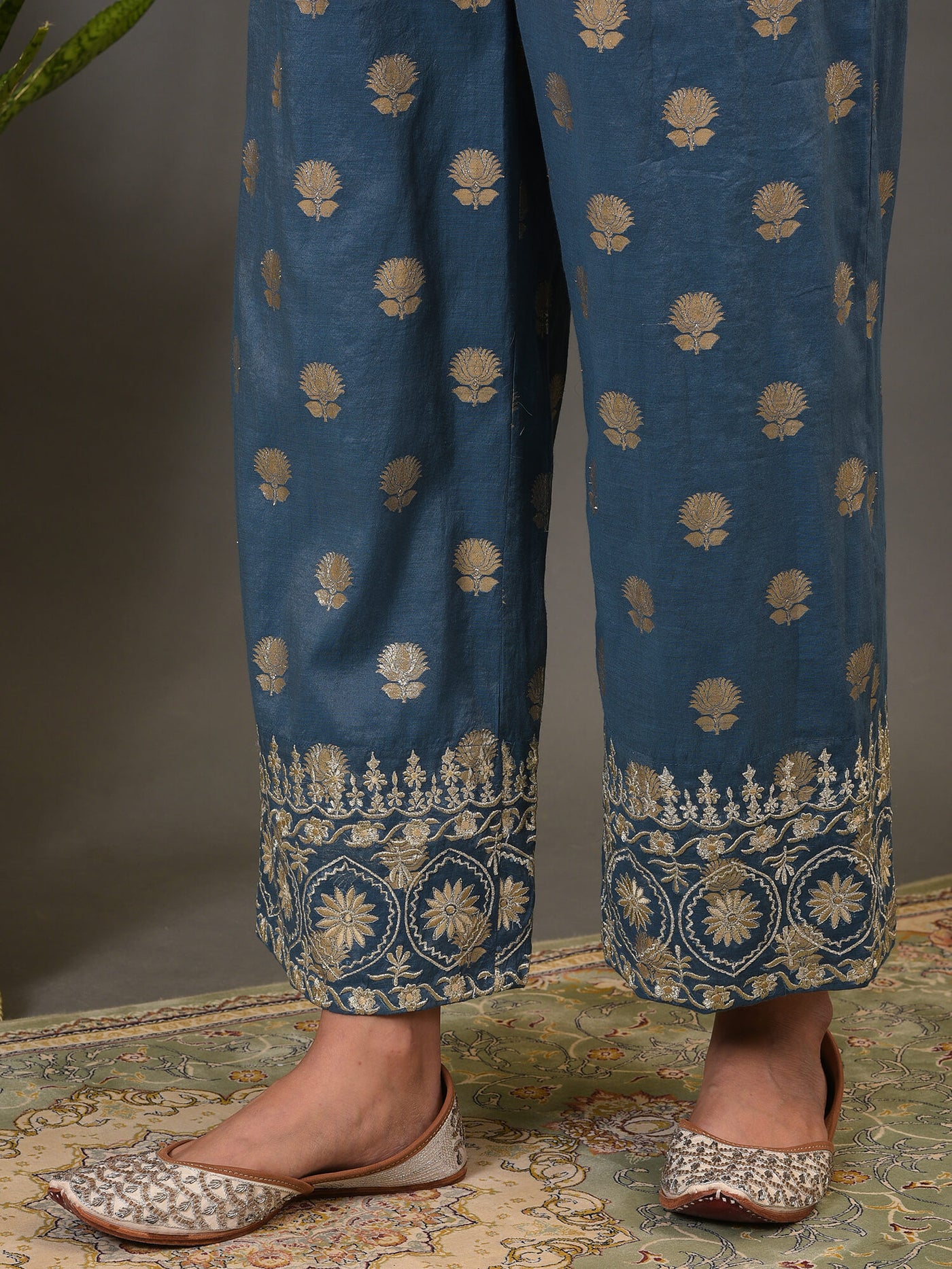 Mystic Blue Kurta & Pant